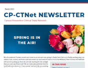 Screen capture of the cover of CP-CTNet March 2022 Newsletter.