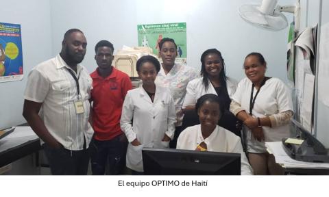 El equipo OPTIMO de Haití