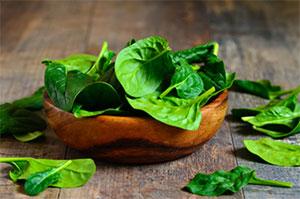 An image of spinach leaves.