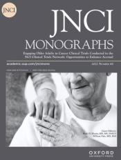 Cover of the Jounal of the National Cancer Institute Monograph, 2022, Number 60..