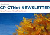 Screen capture of the Fall 2021 issue the CP-CTNet Newsletter.