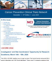Partial screen capture of the CP-CTNet June 2024 Newsletter